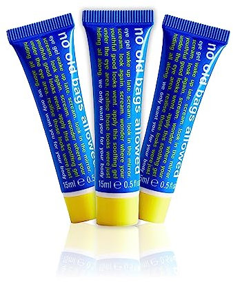 Anatomicals Eye Gel For Dry Eyes - No Old Bags Allowed, Under Eye Gel For Dark Circles And Puffiness 3 Pack