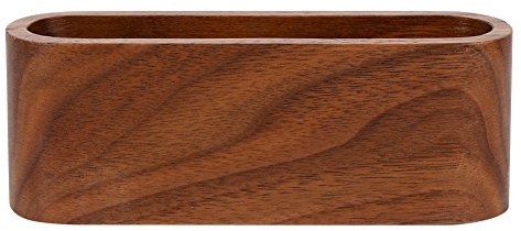 Yosoo Health Gear Wooden Card Holder, Desktop A5 Flyer Stand
