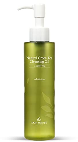 THE SKIN HOUSE Natürliches Grüntee Reinigungsöl (150ml, 5.07 fl.oz.) | Clean beauty | Tiefenreinigung | wasserlösliches Reinigungsöl | nicht klebend