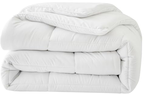 Good Nite täcke för dubbelsäng 15 Tog för vår sommar höst vinter året runt, mjukt och bekvämt täcke med hörnband (kung 230 × 220 cm)
