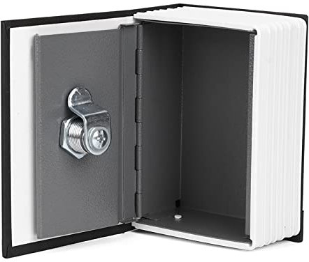 Mini Simulation Book Safe Storage Box Fake Book Safe with Lock Money Cash Jewelry Lock Case with Keys