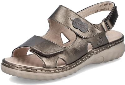 Rieker Sandales compensées pour femme Bronze 40 EU, bronze, 40 EU
