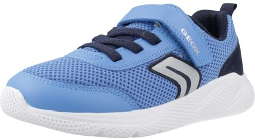 Geox J Sprintye Boy A, gymnastikskor, marinblå, 34 EU