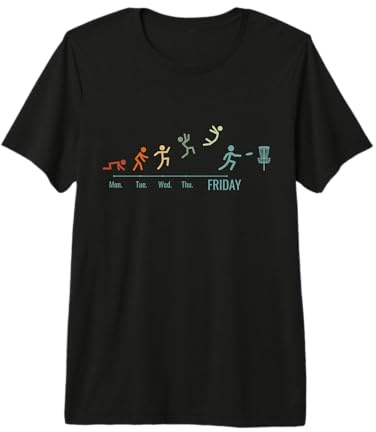 Disc-Golf-Joueur Disc-Golfing Game Vintage Weekend Disc-Golf T-Shirt Haut de Gamme
