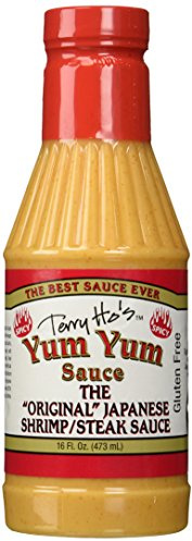 Terry Ho's, Yum Yum Hot Steakhouse Steak/Shrimp Sauce, 16oz Bottle (Red Top)