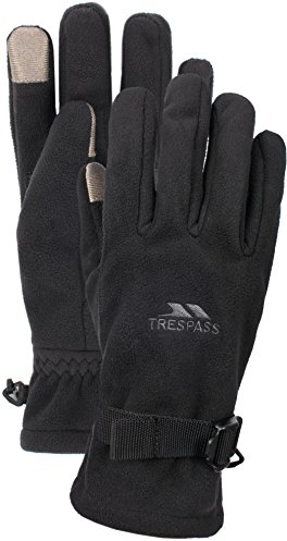Trespass Men's Contact Gloves, Black, M L UK