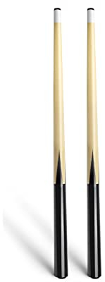 VANLAN Mini-Queue-Stick für Pool-Queue, Hartholz, Billardqueue, 48,3 cm, 2 Stück