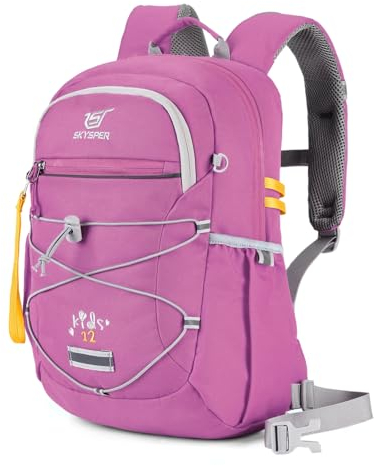 SKYSPER Kinderrucksack Wandern Jungen Mädchen für 3-8 Jährige komfortabler Wanderrucksack Kinder