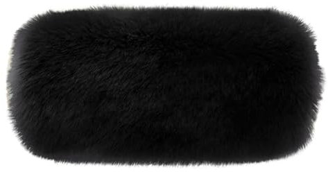 URFEDA Handmuff, Kunstpelz Handmuff aus Gurttasche Praktischer Handwärmer Handwärmer Muff Handmuff mit Umhängeband Plüsch Tragbare Mode Handwärmer für Frauen Männer Kinder im Winter