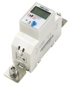 Ivy EM613001 Electricity Meter, Single Phase RS485 DLT645 240A 400VDC kWh Din Rail Smart Meter Energy Monitor, with Pulse Meter & LCD Display