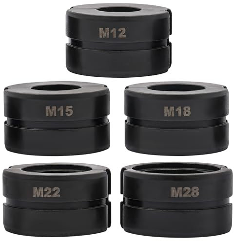 Mordaza de presión M12-M28 para herramientas de prensado, contorno M, diámetro interior 12 mm, 15 mm, 18 mm, 22 mm, 28 mm, para pinzas de presión manual, tubo de cobre, tubo de acero inoxidable C