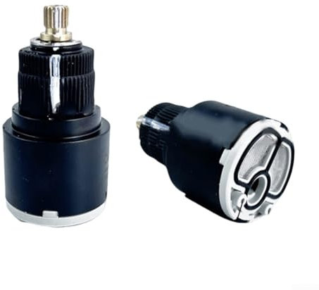 Zilimontt Mitigeur thermostatique pour système de douche - Contrôle de la température de l'eau - Thermostat de lavabo - Profitez d'une température constante avec thermostatique de 35 mm (type II