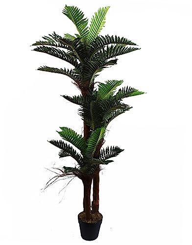 Realistic Potted Artificial Palm and Tropical Trees - Ready to Display