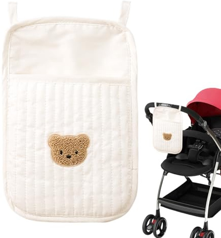 Organizador De Cuna Infantil - Bolsillo De Almacenamiento Junto A La Cama, Organizador De Guardería | Diseño De Dos Bolsillos, Carrito Portátil Para Pañales, Práctica Solución De Almacenamiento Para A