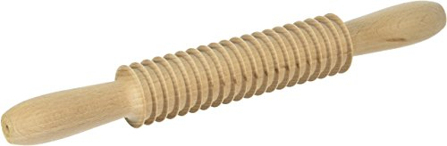 Eppicotispai Beechwood Fettuccine Cutter Rolling Pin, Large