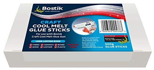 Bostik Craft Cool Melt Glue Sticks Pack of 26 - For Use With Bostik Craft Cool Melt Glue Gun