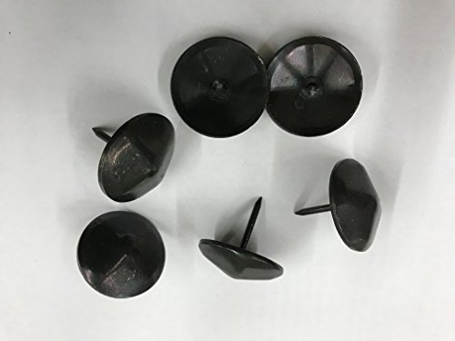 CHIODO ORNAMENTALE - CHIODI ORNAMENTALI FERRO NERO ROTONDO mm27 GHIDINI PZ 50