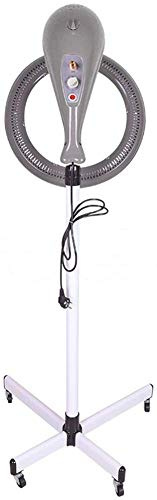 Professional Processore Orbiting Infrarossi Casco Asciugacapelli Riscaldatore Parrucchiere Colori Salon Perm Macchina Rotazione 360 Gradi Con Temporizzatore Per Tintura Capelli, Permanente,Grigio