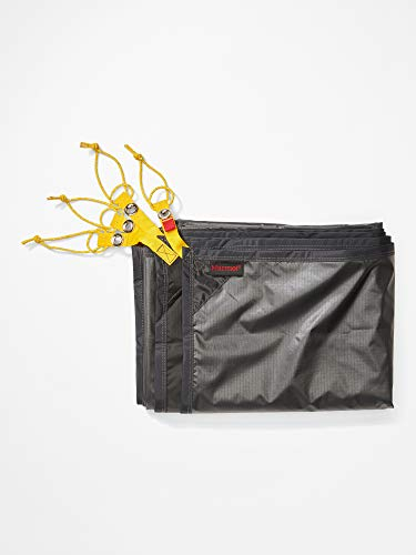 Marmot Tungsten UL 2P Footprint, wasserdichte Zeltunterlage, Schutzplane für 1/2/3-Personen Zelt Tungsten UL 1P/2P/3P, Slate Grey, ONE