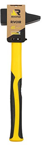 RHINO 18842 - Martello da carpentiere infrangibile, 40 mm, NC, 40 mm