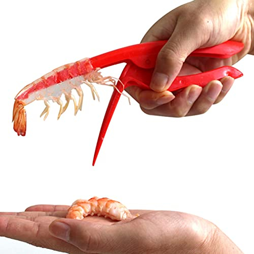 MISETA Shrimp Peeler Tool, Prawn Shrimp Peeling Plier Deveiners,Kitchen Crayfish Stripping Prawn Peelers Tools Peel Seafood Tools
