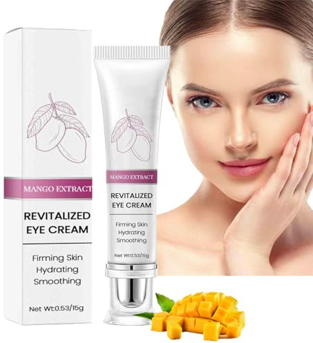 1 x 15 g, nuovo siero per eyelift – Mango Revitalize Eye Cream, crema per la riparazione dell'acido ialuronico, borsa per la riparazione dei cerchi scuri, crema per gli occhi, crema idratante e
