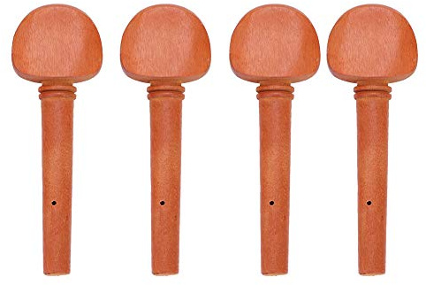 4st Violinstämpinnar Jujube Wood 4/4 Fiolsträngsstämpinnar Delar Ersättningsinstrumenttillbehör