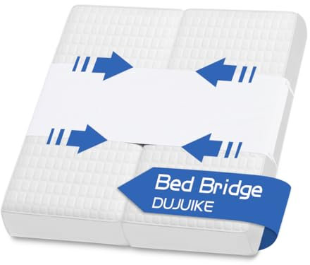 DUJUIKE Puente De Cama, CinturóN De ConexióN De ColchóN, Sujetador De ColchóN 2 En 1, Antideslizante, Elimina Las Costuras De La Cama, Adecuado para Parejas Y Familias para Formar Un Puente De Amor
