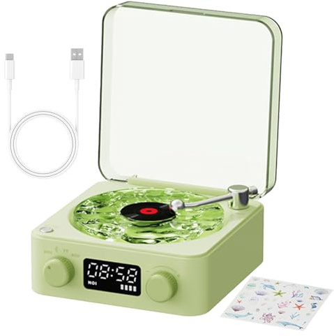 Tocadiscos, tocadiscos - Tocadiscos portátil, tocadiscos Elegance para discos, entretenimiento | Tocadiscos Waves Smart Tocadiscos, en nuestro tocadiscos se encuentra la perfecta de elementos