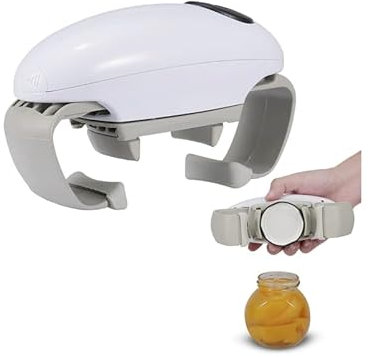 Ouvre-bocal électrique One Touch - Ouvre-bocal rotatif - Ouvre-boîte automatique - Outil d'ouverture de bouteille - Outils de cuisine