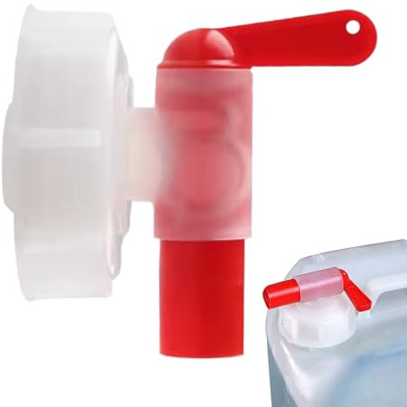 Grifo | Bidón con rosca | Dispensador de bidón a prueba de fugas para depósitos de 15 – 60 litros, grifo de agua doméstica para llenado de agua potable, cocina, comercio, agricultura