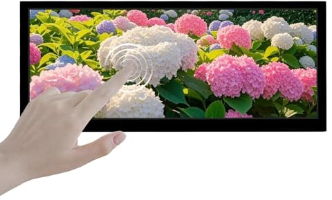 VSDISPLAY 10,3 tum 1920 x 720 LCD-pekskärm | 850 nits USB-reklamskärm | Stödjer automatisk kopiering, automatisk uppspelning 270 graders rotation