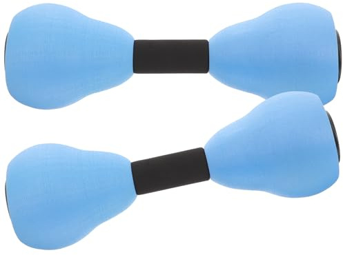 Cabilock Haltères Aquatiques Ajustables EVA pour Aquagym Poids Fitness Portable pour Exercices de Rééducation et Renforcement Femmes et Garçon Fille Bleu Noir