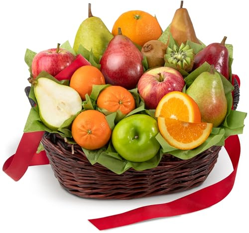 A Gift Inside Harvest Gold Fruit Basket