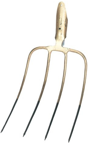 Dunggabel ohne Stiel 4 Zinken, 31 x 23 cm