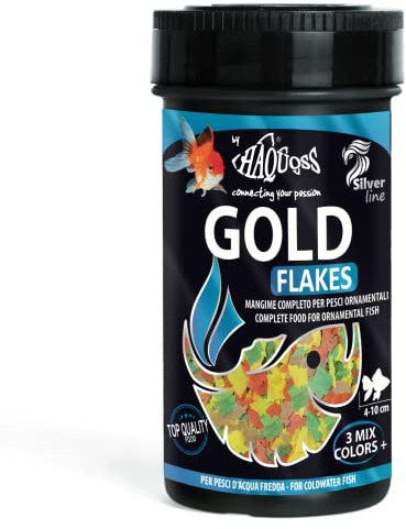 Haquoss Goldflake Mangime in Scaglie per Pesci Rossi, 250 ml/38 gr