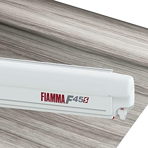 Fiamma F45S 425 Awning Polar White Case Royal Grey Fabric