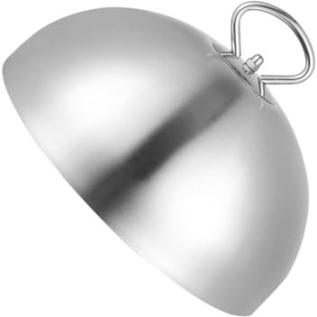 SOLUSTRE Cobertura De Colza Protector De Alimentos Práctico Tapa Para Platos Tapa Para Alimentos Del Hogar De Acero Inoxidable Antiaceite Del Hogar