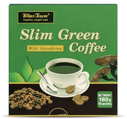 AIHIYO Green Coffee Bean Extract, Slim Green Coffee, 18 Sachets