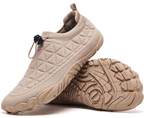 MR HIKING Barefoot Water Shoes for Women Men Minimalist Zero Drop Walking Shoes,Beach Outdoor Runing Gym Footwear Beige