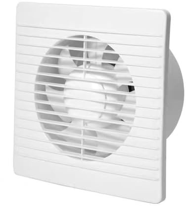 Avgasfläkt, 4/6/8 Tums Ventilationsfläkt Anti-myggdesign Luftventil Fönster Väggfläkt Höghastighets Kök Badrum Kyckling/Ank Coop för växthus, källare(8 in)