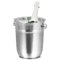 bar@drinkstuff Stainless Steel Champagne Bucket 7.5ltr Champagne & Wine Bucket, Bottle Cooler, Bottle Chiller, Ice Bucket