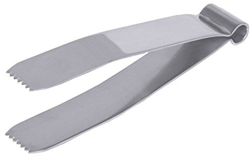 getgastro Teig-/Marzipankneifer aus Edelstahl 18/0, hochglänzend, vorne gezackt, hochwertige Ausführung / 10 x 1,8 cm | ERK