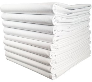 TM Maxx Bettlaken-Haustuch-Betttuch-Tischdecke Ohne Gummizug 2 Diverse Größen 180g/m2(2) (160x260)