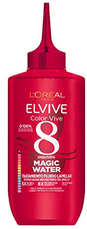 L'Oreal Paris Elvive, Color Vive Magic, Water Tratamiento Capilar de 8 Segundos para Cabellos Teñidos con Tecnología Lamelar, 200 ml