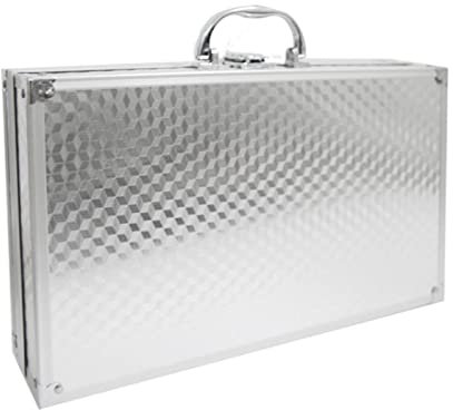 Perfeclan Kabelloser Mikrofonkoffer, Mic Toolbox Hartschalenkoffer Instrumentenkoffer für Mixerzubehör Mikrofon Soundkarte