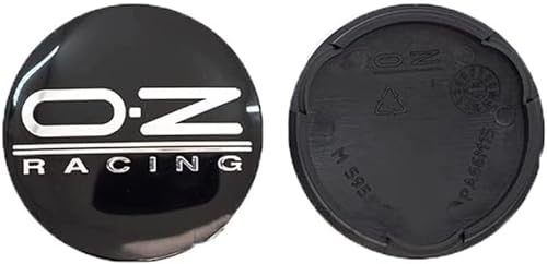 YAKLEE 4 Stück Nabendeckel,Car Wheel Center Nabenkappen für O-Z M595 (62mm) Staubdichtes Verdickten Radnabenkappen Felgendeckel Dekoration Zubehör,A