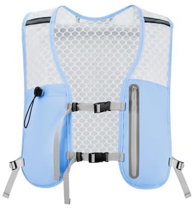 Gilet da bere da corsa | Gilet regolabile per l'idratazione | Leggero di idratazione cintura toracica borsa per il telefono per uomini escursionismo ciclismo campeggio
