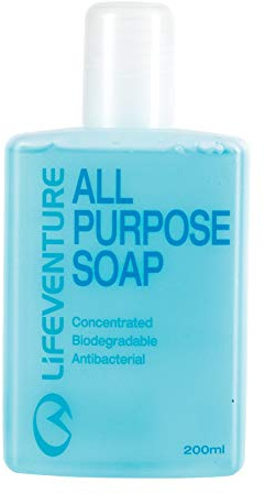 Lifeventure All Purpose Biodegradable and PH balanced Bottled Soap Ideal For Travel, Camping And Wilderness