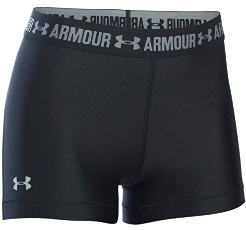 Under Armour Damen Fitness Hose und Shorts Ua Hg Shorty, Schwarz Blk 001, M